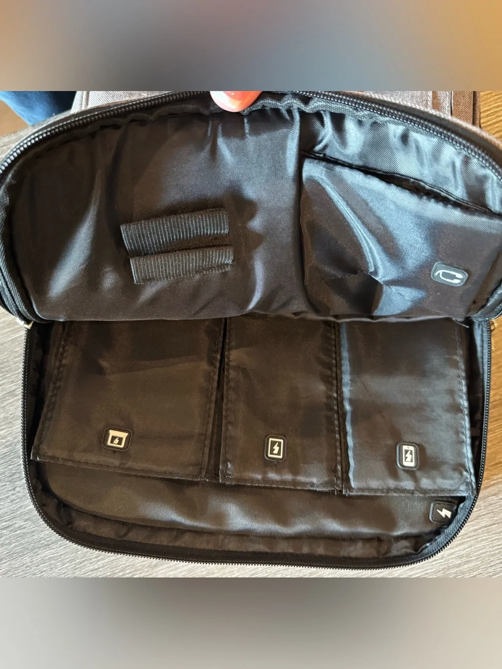 iHome Smart Brief Heathered Gray Laptop Bag / Tech Organizer Sleeve